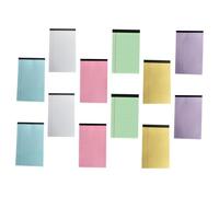 DIKACA 12 Pack Tearable Legal Pads Colorful Ruled Notepads Smooth Writing Paper for Students Teachers Office Use Small Memo Pads