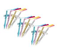 DIKACA 12pcs Creative Swords Gel Pens with Tassel Pendant Smooth Writing Decorative Plastic Pens for Drawing and Writing on Greeting Cards for Students