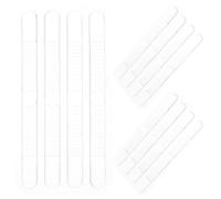 DIKACA 12pcs Transparent Heel Liners Pads for Women Sling Back Shoes Sandals Anti-Slip Wear-Resistant Shoe Strap Grips with Strong Adhesive for Heel Cushion and Grip Prevention
