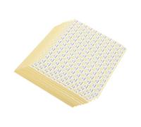 DIKACA 150 Sheets Round Qc Passed Inspection Stickers Self Adhesive White Labels for Packaging Warehouse Multi Surface Use Secure Hold Easy Peel and Stick Quality Tags