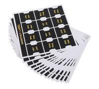 DIKACA 15sheets Monthly Index Labels Adhesive Tabs for Planner Divider Label Stickers Self Adhesive Month Tabs for Calendar Study