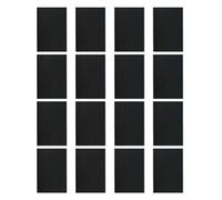 DIKACA 16Pcs Magnetic Rubber Sheets for Garage Door Faux Window DIY Magnetic Panels 150Mm X 100Mm X 0.8Mm for Home and Workshop Use