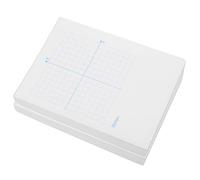 DIKACA 2 Books of Math Drawing Sheets Xy Coordinate System Paper Graphing Notebooks for Math Practice and Drawing, Grid Paper Pads for Students and Office Use