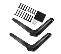 DIKACA 2 Pcs Tv Mount Bracket with Non-slip Plastic Base for Tvs Enhanced Stability Stand with Secure Holder Compatible with LED Screens