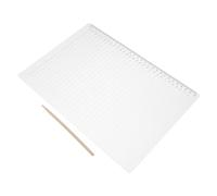 DIKACA 2 Sets Straight Ruler Stencils for Exam Answer with Spacing Clear Plastic Line Guide Template for School Tests and Envelope Addressing Efficient Writing and Neat Layout Tool