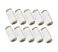 DIKACA 20 Rolls Sausage Cotton Twine Meat Packaging String 20m per Roll White Sausage Butcher Twine for Kitchen Cooking and Home Meat Packing