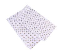 DIKACA 20 Sheets Golden Star Pattern Wrapping Paper for Bouquet Floral Packing Recyclable Household Paper Suitable for DIY Packaging Wedding Birthday Holiday