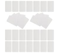 DIKACA 200pcs Blank White Index Cards 9x5.4cm Printable Flashcards Double-Sided Unruled Cardstock for Vocabulary Practice Study Notes Office Supplies