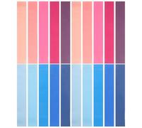 DIKACA 20Pcs Elastic Chair Bands for Classroom Desk Legs, Stretchy Leg Straps in Sea Blue Cherry Blossom Pink Gradient, Multi-Use Bands for Students and Sensory Support