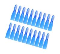 DIKACA 20pcs Mini Soft Bristle Prison Toothbrush with Short Handle for Safety and Self-harm Prevention Portable Oral Cleaning Brush Designed for Correctional Facilities and Confined