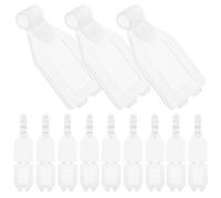 DIKACA 20Pcs Plastic Label Holders Price Tag Sign Display Stands for Supermarket Retail Merchandise Storage Bins Semi-Transparent Plastic Showcase Cards