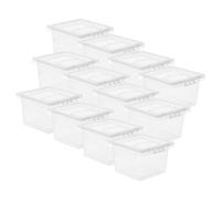 DIKACA 20Pcs Reptile Breeding Box Set Small Plastic Enclosure for Snake Lizard Spider Mantis Praying Mantis Habitat Terrarium Container for Insect and Scorpion Care