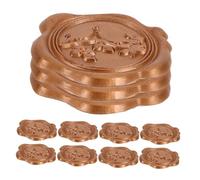 DIKACA 20Pcs Self-adhesive Envelope Seal Stickers with Raised Wax Stamp Design Decorative Invitation Sealing Labels for Letters Boxes Crafts Strong Adhesive for Easy Use Envelopes and