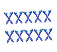 DIKACA 20pcs Small Prison Toothbrushes Short Handle Soft Bristle Compact Oral Cleaning Brushes for Institutional Use Portable Tooth Clean Tools