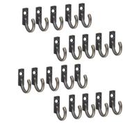 DIKACA 20pcs Wall Hooks, Wall Hanger Mini Retro Zinc Alloy, Smooth Surface, Rust Resistant, for Clothes and Towels, Kitchen and Living Room