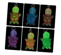 DIKACA 24pcs Luminous Resin Turtle Keychain Mini Pendant for Bag Hanging Decor DIY Crafts and Desktop Ornament Multipurpose Gift for Friends and Family