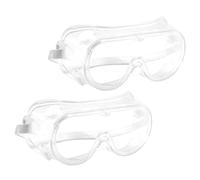 DIKACA 2Pcs Anti-Fog Safety Goggles for Chemical Splash Protection, Windproof Wide View Work Protective Eyewear for Laboratory and Industrial Use
