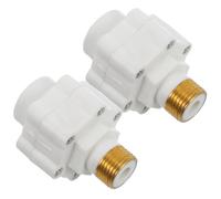 DIKACA 2PCS Anti-Leakage Electric Shock Prevention Device Integrated Copper Head for Solar and Electric Water Heater Installation and Repair, Fireproof Wall Accessories for Thermal Water