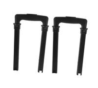 DIKACA 2pcs Black Luggage Handle Replacement Telescopic Pull Out Rod for Travel Suitcase Trolley Bag Luggage Parts Spare
