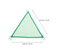 DIKACA 2Pcs Breathable Mesh Reptile Hammock for Lizards and Snakes, Medium Green Hanging Bed Pet Accessory Suitable for Tank Habitats