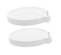 DIKACA 2pcs Bubble Stone for Fish Tanks Nano Diffuser Disc with Silent Operation Uniform Fine Bubbles Aquarium Air Pump Accessory Oxygenation