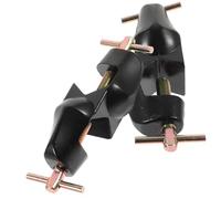 DIKACA 2pcs Heavy Duty Zinc Alloy Cross Clamps Laboratory Equipment Clamp Stand Holders with Strong Grip for Secure Connection Rods