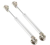 DIKACA 2pcs Hydraulic Gas Strut Cabinet Hinges for Kitchen Wardrobe and Wooden Box, Heavy Duty Drop Down Support Rods with Soft Close Function, Suitable for Cabinet Doors and Furniture