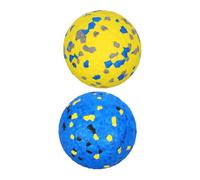 DIKACA 2pcs Interactive Dog Chew Balls Floatable Etpu Material for Lightweight Bounce Exercise for Puppy Teething Training Fetch and Water Play