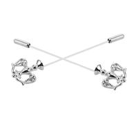 DIKACA 2pcs Justice Scale Lapel Pin for Lawyer Suits - Silver Libra Brooch Pin Set for Women and Men, Dress Shirt Collar Accessory, Christmas