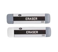 DIKACA 2pcs Matte Finish Portable Sand Eraser Pen for Precise Writing Correction Frosted Surface Eraser Suitable for Fountain Ballpoint and Gel Pens Student Tools for Classroom and Office