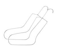DIKACA 2pcs Metal Sock Holders for Knitting and Crochet Sock Display Racks for Shaping Drying and Showcasing Easy to Clean and Maintain for Home and Store Use