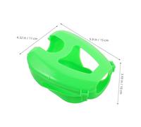 DIKACA 2pcs Pigeon Injection Holder Fixed Feeding Frame for Pigeons Lightweight Ergonomic Design for Easy Access Quick Medication Administration Green Bird Supply