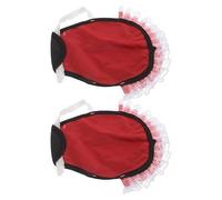 DIKACA 2pcs Plumage Protector for Chickens Hens Protective Cover Chicken Back Apron Hen Back Protector Pecking Saddle Adjustable Strap Protection Gear Suit Supplies Pet Accessories