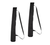 DIKACA 2pcs Portable Black Umbrella Bag Water Resistant Long Handle Sleeve Case Dirt Resistant Rain Protector for Car Storage and Travel Use