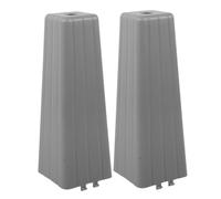 DIKACA 2PCS Portable Dog Toilet Urine Guide Columns for Large Dogs Pet Potty Training Tray Accessories for Indoor Home and Balcony Use Splash-resistant Design