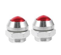 DIKACA 2Pcs Pressure Cooker Safety Relief Valves 14Mm Red Flat Float Valve Replacement Parts Compatible with Electric and Stovetop Pressure Cookers for Safe Steam Release