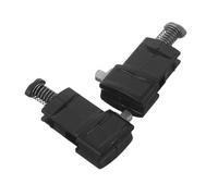 DIKACA 2pcs PVC Telescopic Suitcase Handle Replacement with Secure Locking Clips Adjustable Travel Luggage Pull Rod Repair Part for Family Trips Easy Installation