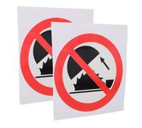 DIKACA 2pcs Self-adhesive Warning Decals Caution Do Not Touch Safety Stickers for Hazardous Machine Areas Industrial and Workplace Use Clear Attention Labels to Minimize Accidents and