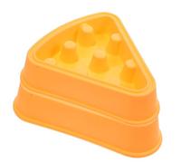 DIKACA 2pcs Slow Feeder Dog Bowl Large Yellow Slow Feeding Bowl for Dogs and Cats Anti-choke Design Controls Eating Speed Promotes Healthy Digestion and Weight Management