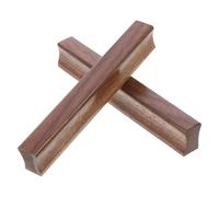 DIKACA 2pcs Solid Wood Cabinet Pulls Modern Drawer Handles for Wardrobe Furniture Smooth Surface Lightweight Easy to Install for Cupboard and Closet