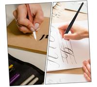 DIKACA 2Pcs Vintage Glass Dip Pens with Wood Handle Elegant Calligraphy Writing Supplies for Drawing Lettering and Art Lightweight Dipped Pens for Artists and Calligraphy Practice