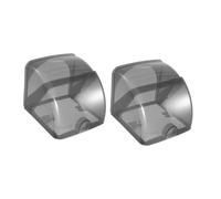 DIKACA 2pcs Weatherproof Outdoor Socket Covers with Folding Design Splashproof Electrical Outlet Protection Boxes for Garden Patio and Exterior Use Compatible with Various Wall Plug Types
