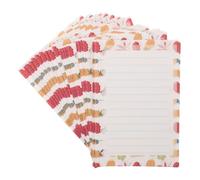 DIKACA 3 Pcs A7 Size Colorful 6 Hole Loose-leaf Paper Refills for Planner Binder, Ruled Notebook Inserts for School and Office Personal Organizers