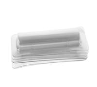 DIKACA 30pcs Clear Plastic Lip Balm Holders with Transparent Window DIY Lip Gloss Containers for Money Cards and Crafts Lightweight Sturdy Lipstick Organizers for Easy Access and Secure