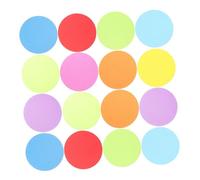 DIKACA 36pcs Reusable Carpet Circles Floor Markers Colorful Round Dot Markers for Kindergarten Activity Classroom Rug Spots for Elementary School Teacher Supplies