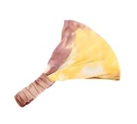 DIKACA 3pcs Adjustable Cotton Headbands Headwraps for Women Wide-brimmed Comfortable Tie-dye Hair Bands with Unique Gorgeous Appearance Design for Daily Wear