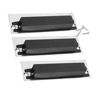 DIKACA 3pcs Door Strike Plates Door Reinforcement Plates Replacement with Screws and Plastic Box Easy Install Safety Enhancer