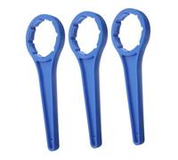 DIKACA 3pcs Ergonomic Barrel Drum Wrench with Plastic Bucket Lid Opener Fit for Paint Buckets and Drum Caps Lightweight Pail Opener Tool for Home and Professional Use
