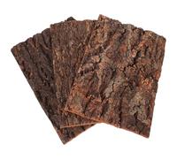 DIKACA 3PCS Natural Light Beige Cork Bark for Reptiles, Terrarium Decoration and Climbing Plaything, 30x20cm Tree Bark Adornment Suitable for Lizards, Spiders, and Snake Habitats
