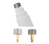 DIKACA 3pcs Pet Nail Polisher Wheel Replacement Diamond Grinding Heads Wear-resistant Electric Dog Nail Clipper Grinding Bits for Safe and Fine Grooming